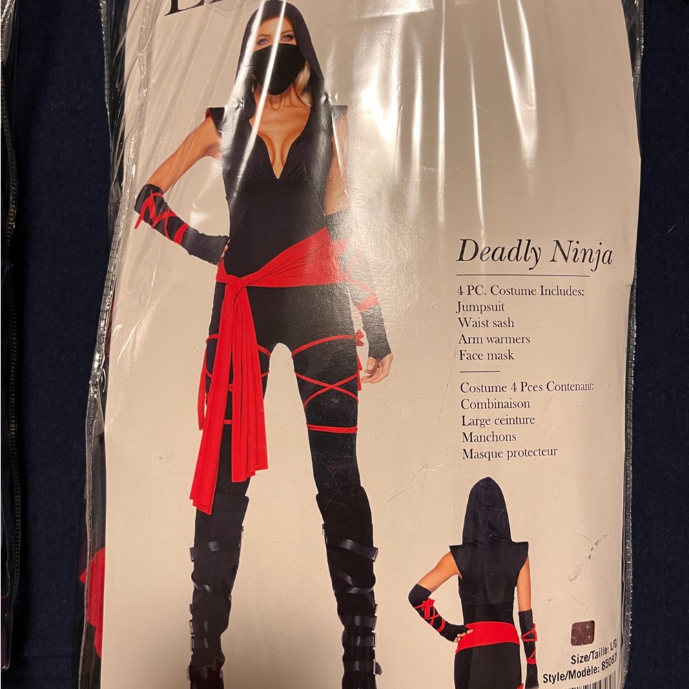 Large Leg avenue deadly ninja costume
